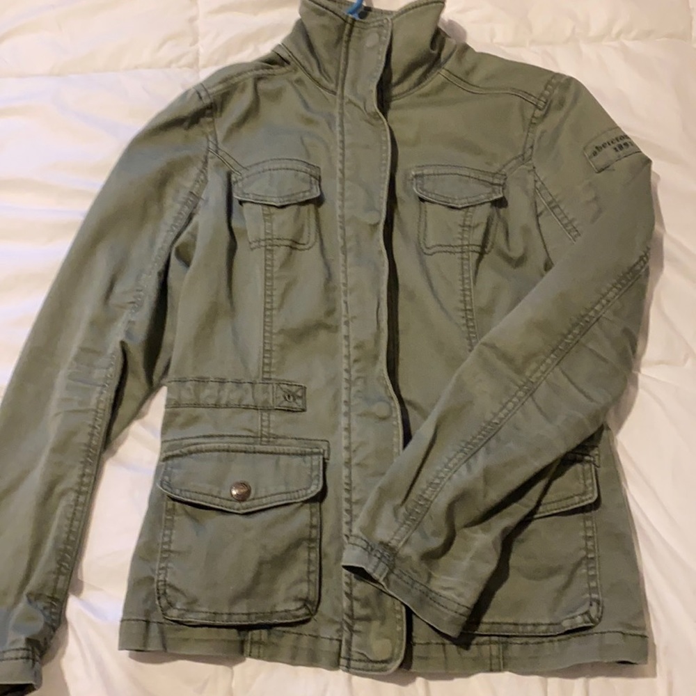 Abercrombie Kids Army Green Jacket